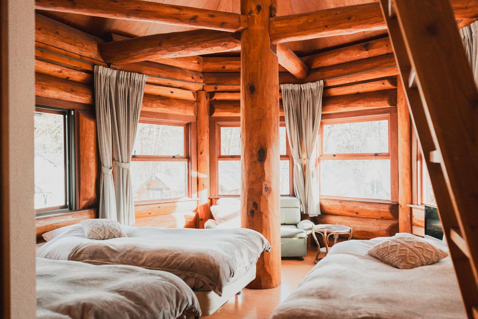Hakuba Pension & Log Hotel Meteor Extérieur photo