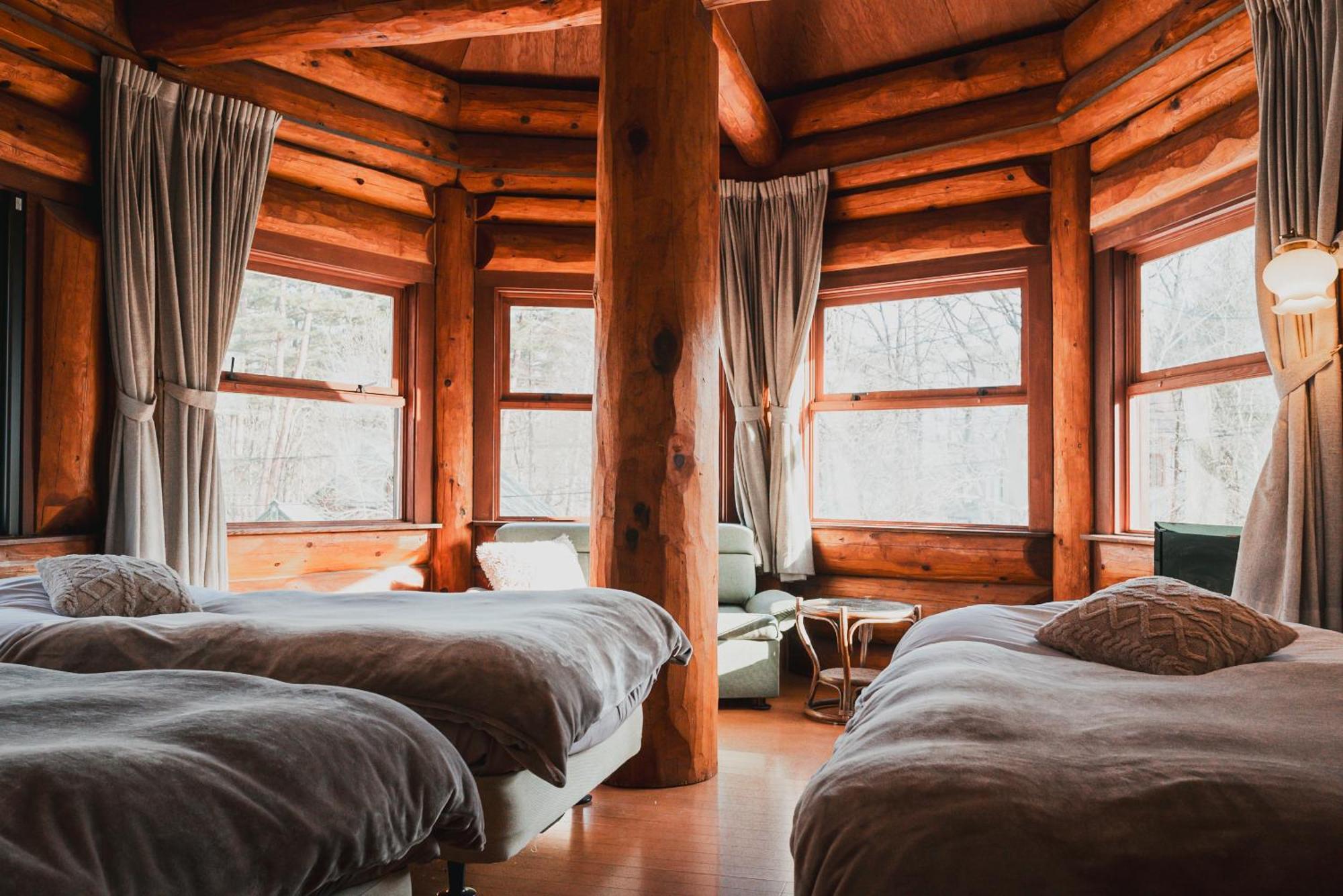Hakuba Pension & Log Hotel Meteor Extérieur photo