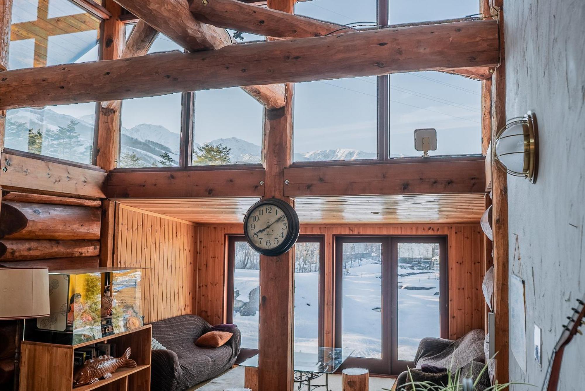 Hakuba Pension & Log Hotel Meteor Extérieur photo